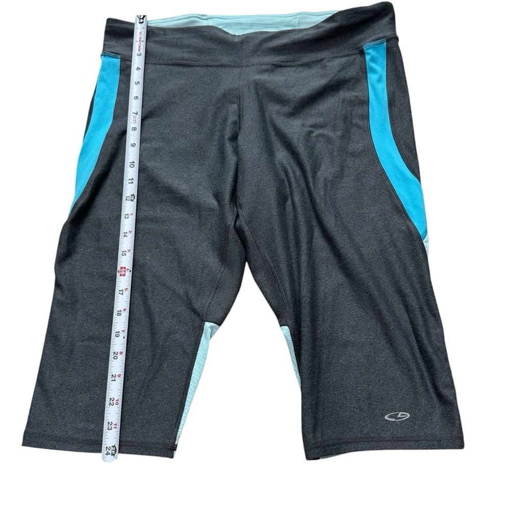 Champion women’s ankle length multicolor blue activewear pants size extra large